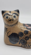 Load image into Gallery viewer, Mexican Hand painted Clay Cat Figurine

