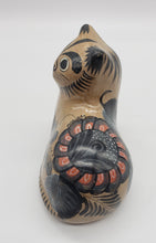 Load image into Gallery viewer, Mexican Hand painted Clay Cat Figurine
