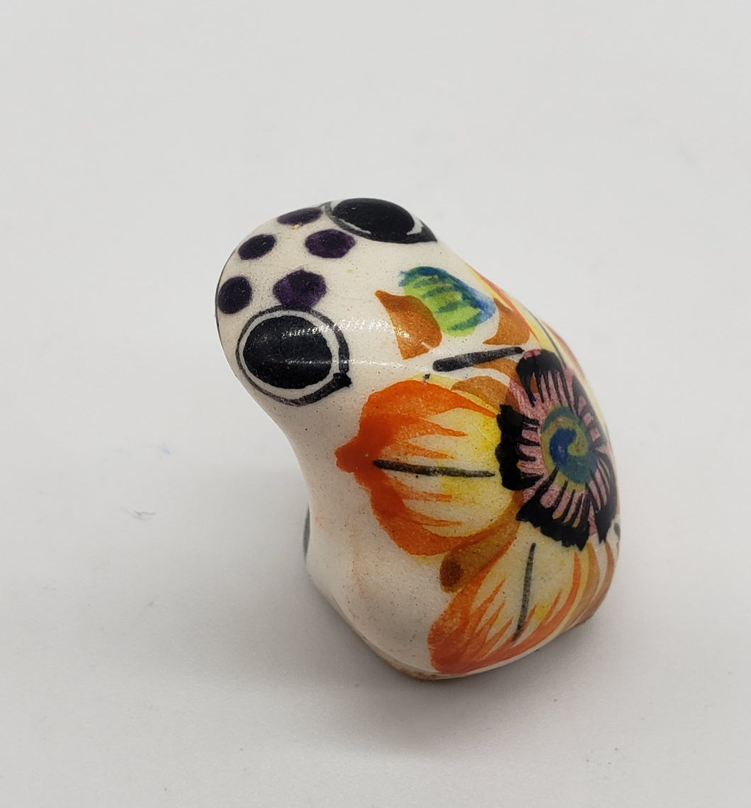 Mexican Pottery hand painted Frog
