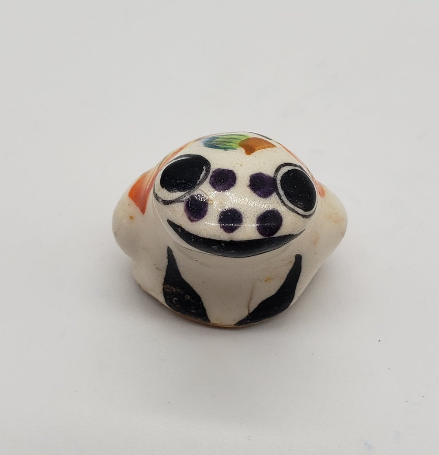 Mexican Pottery hand painted Frog