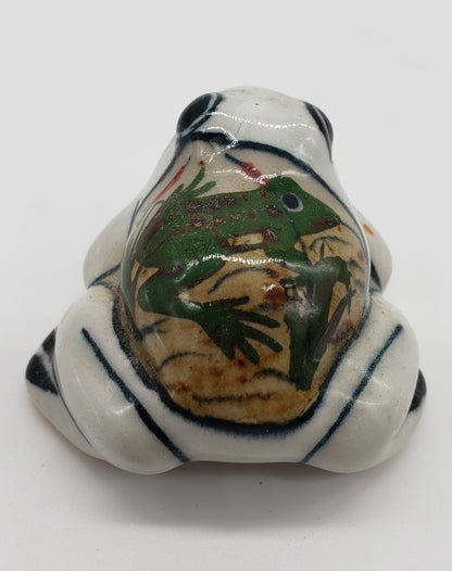 Mexican Pottery hand painted Frog