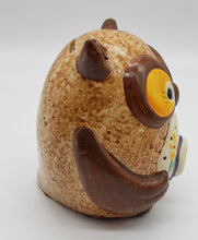 Load image into Gallery viewer, Owl with a hat , coin bank
