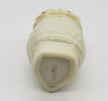 Load image into Gallery viewer, AVON Owl Perfume Milk Glass Cream Sachet Bottle
