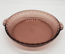 Load image into Gallery viewer, Pyrex Cranberry Purple #229 Pie Plate Deep Dish Pie Pan
