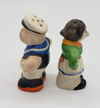 Load image into Gallery viewer, Popeye and Olive Oyl Novelty salt and pepper shakers

