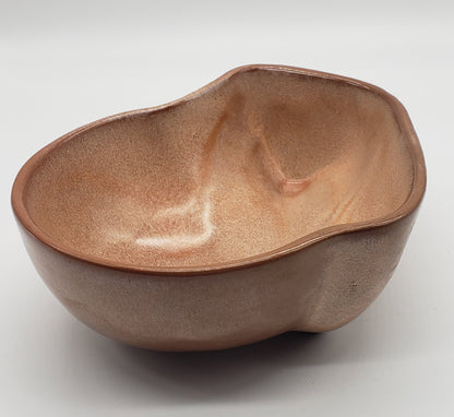 Frankoma 4N Lazy Bones Bowl Amorphous 3 Footed Planter