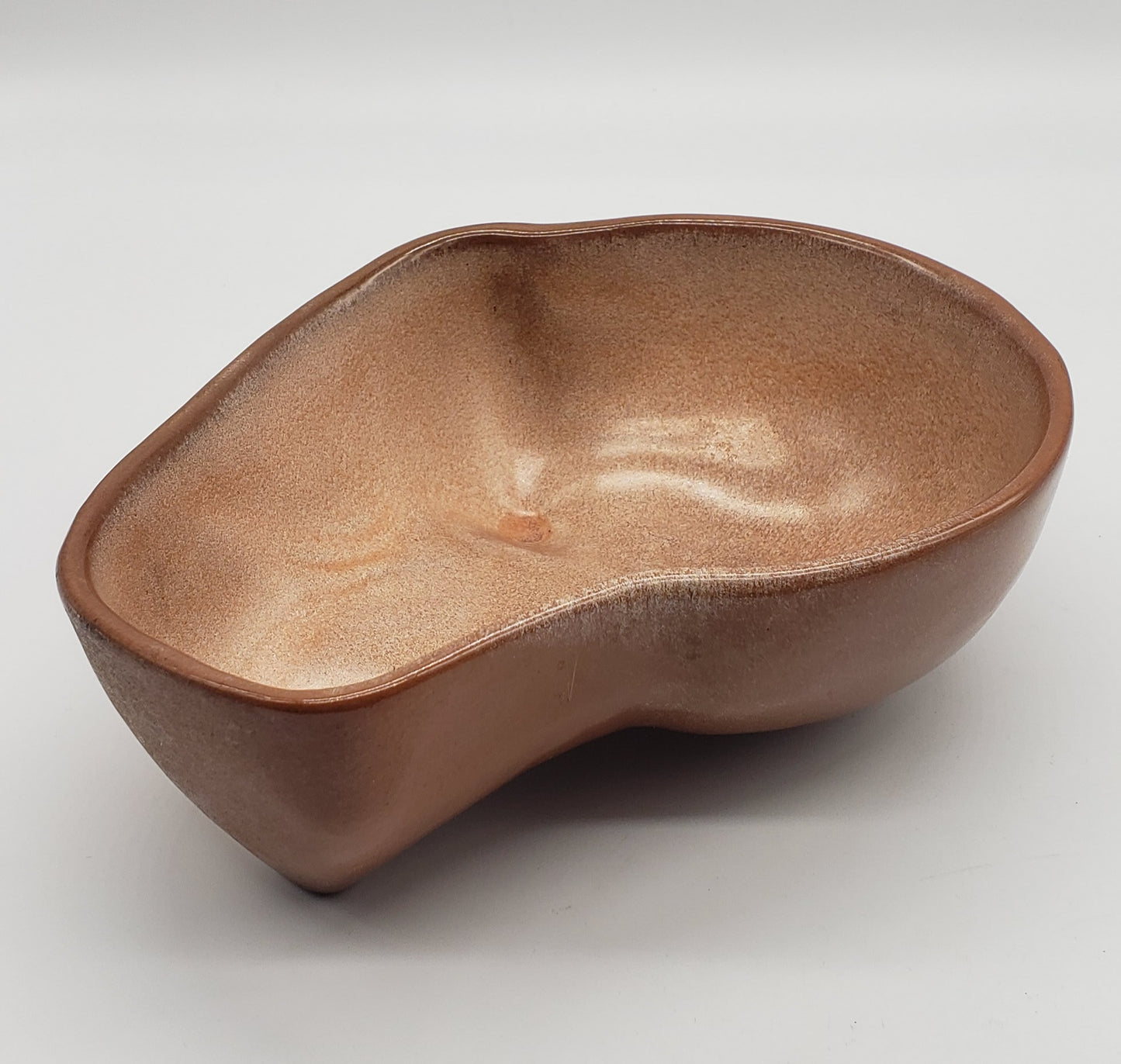 Frankoma 4N Lazy Bones Bowl Amorphous 3 Footed Planter