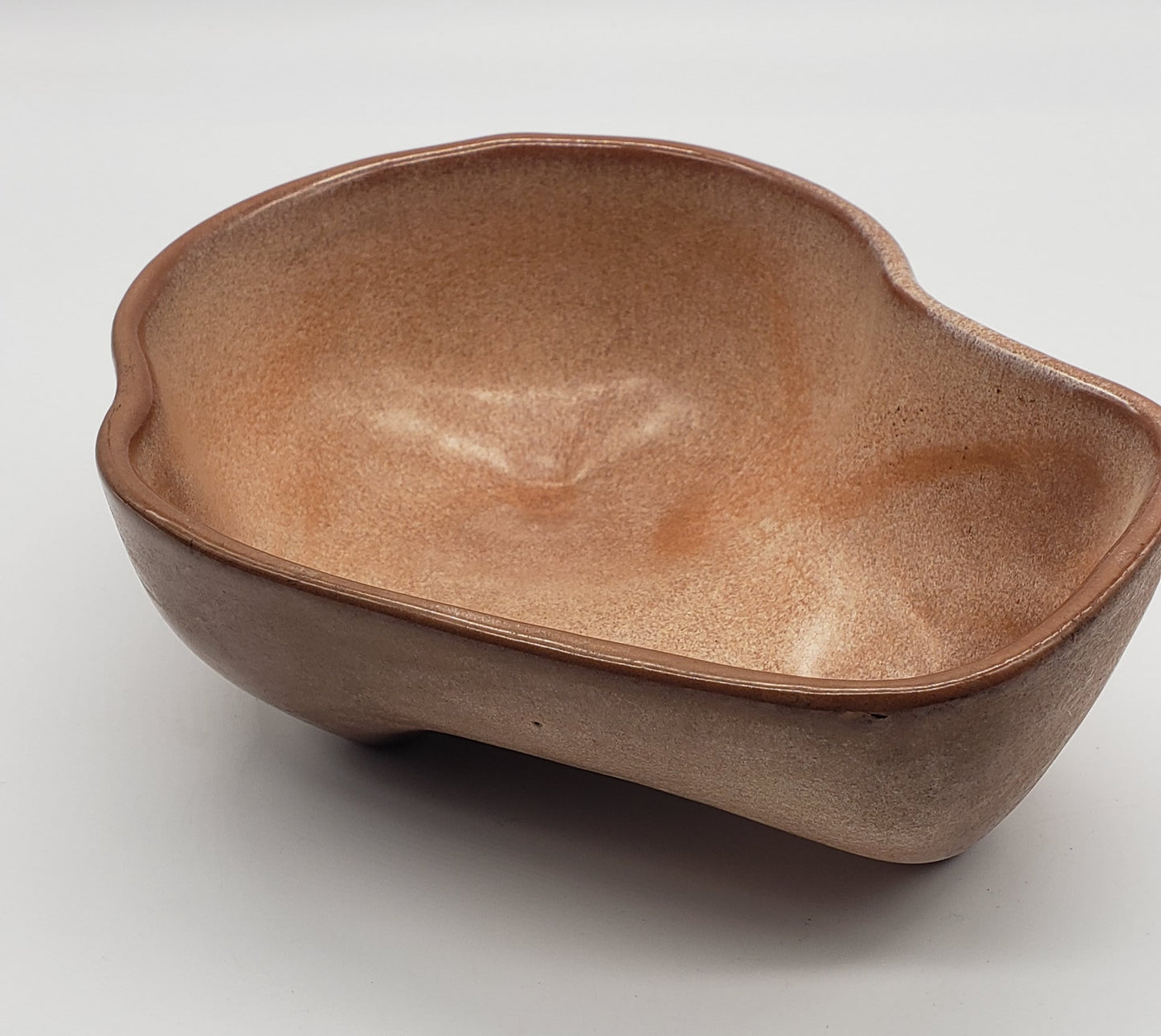 Frankoma 4N Lazy Bones Bowl Amorphous 3 Footed Planter