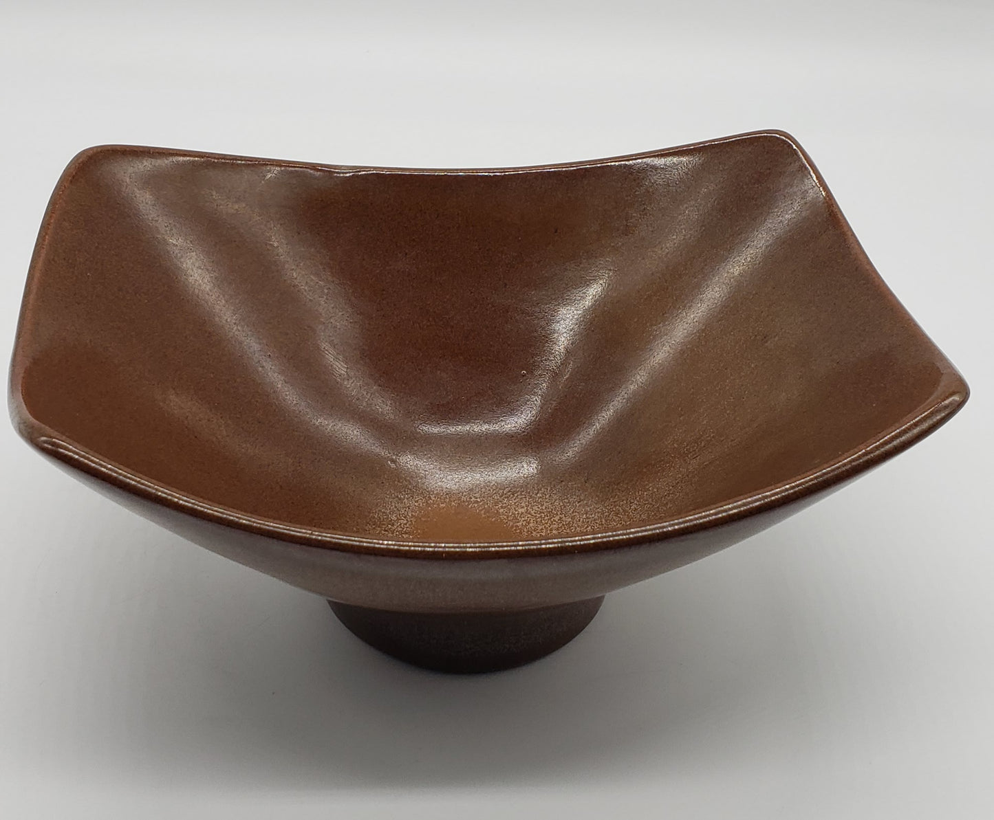 FRANKOMA Asian Inspired Bowl Satin Brown Glaze #F34