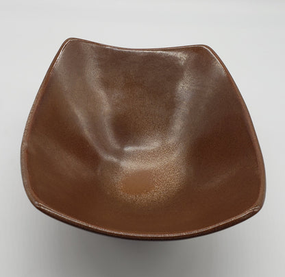 FRANKOMA Asian Inspired Bowl Satin Brown Glaze #F34