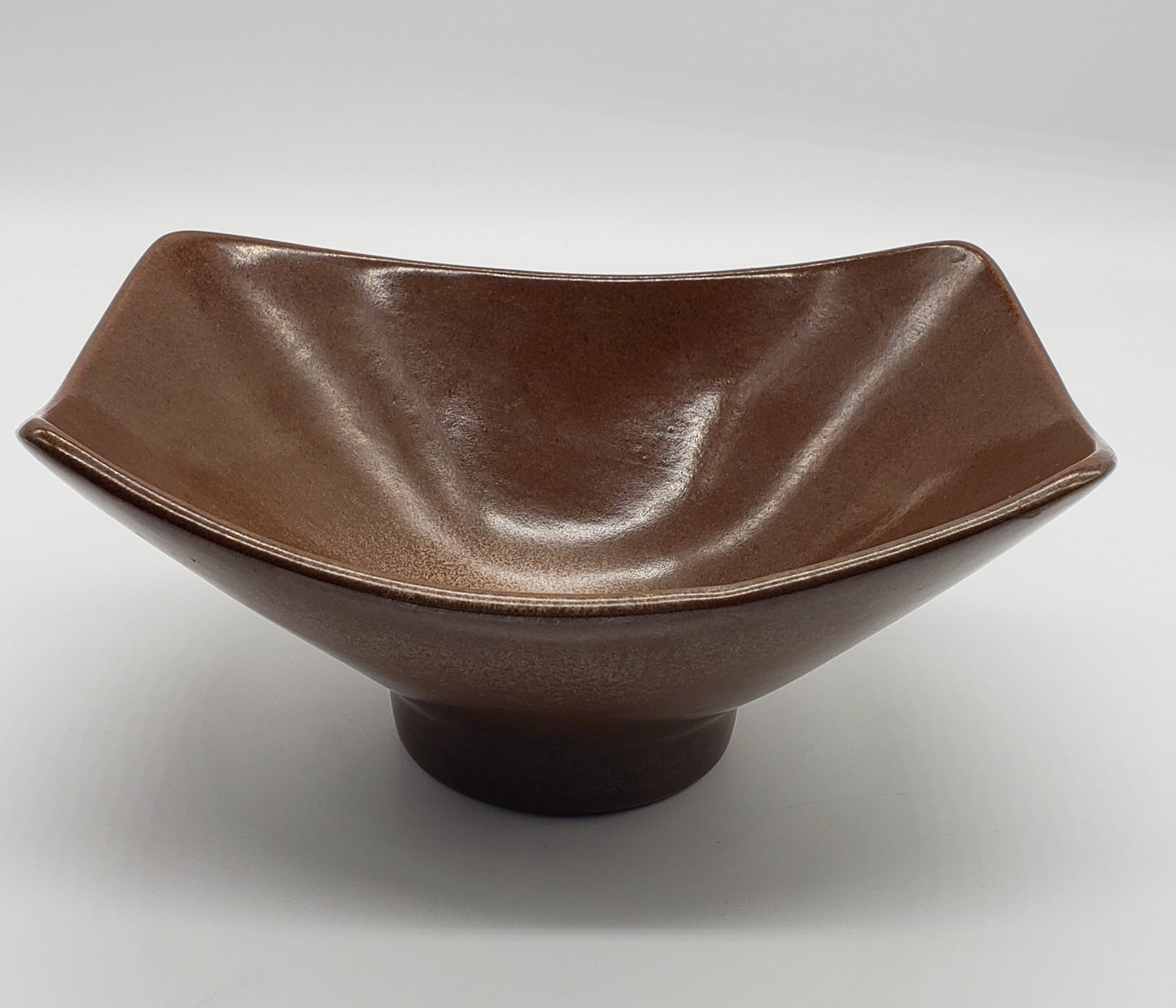 FRANKOMA Asian Inspired Bowl Satin Brown Glaze #F34