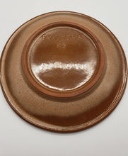 Load image into Gallery viewer, Frankoma Luncheon Plates Lazybones Satin Brown 4G

