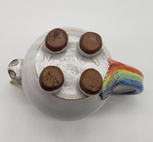 Load image into Gallery viewer, Mudworks Handmade Elwood Rainbow Unicorn Stoneware Mug Cup
