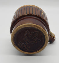 Load image into Gallery viewer, USA Monmouth Western Pottery - White on Brown Drip glazed Mug
