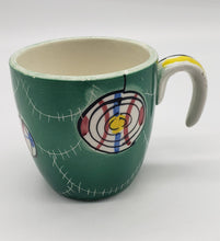 Load image into Gallery viewer, Italian hand painted pottery cup with hook handle
