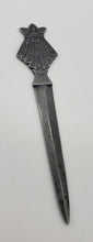 Load image into Gallery viewer, Veiled Prophet St. Louis Pewter Letter Opener and Holder 1984
