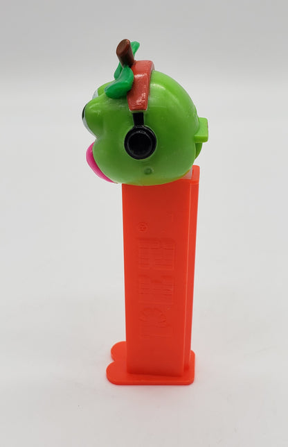 Goofy Green Apple Head Headphones Tongue Pez Dispenser