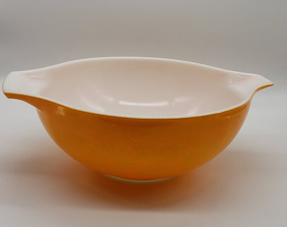 Pyrex 444 Orange Yellow Daisy Sunflower Cinderella Mixing Bowl