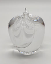 Load image into Gallery viewer, Clear Glass Apple Shape Paperweight
