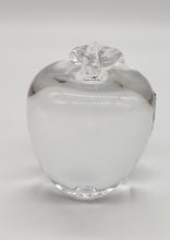 Load image into Gallery viewer, Clear Glass Apple Shape Paperweight
