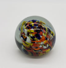 Load image into Gallery viewer, Multi-Color Art Round Glass Paperweight
