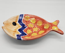 Load image into Gallery viewer, Decorative Hand Painted Fish Wall Hanging Italian Pottery -1
