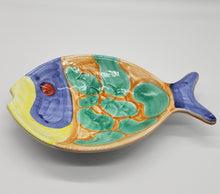 Load image into Gallery viewer, Decorative Hand Painted Fish Wall Hanging Italian Pottery -2
