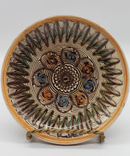 Load image into Gallery viewer, Horezu Romanian Pottery Handmade Dish by Costel Popa
