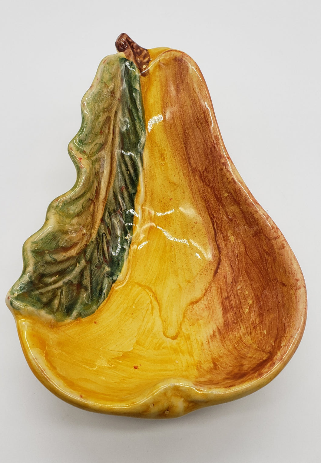 Italian Pottery Pear Shaped Bowl
