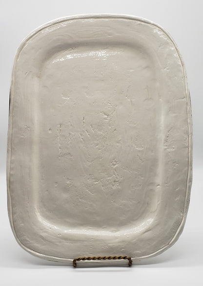 Vietri White rectangular Platter