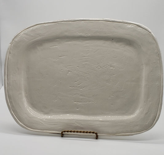 Vietri White rectangular Platter