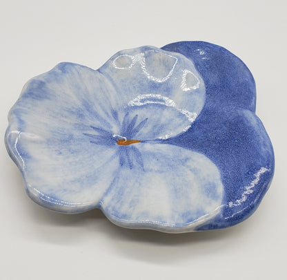 Ernestine Salerno Italian Pansy Dish - Plate