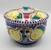Load image into Gallery viewer, Solimene Vietri Pottery-Large Garlic Keeper Made/Painted by hand in Italy (Tazza Artistica)
