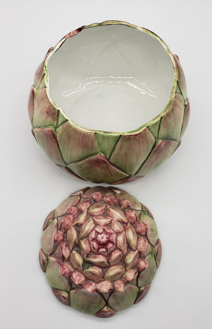 Artichoke Shaped Bowl with Lid