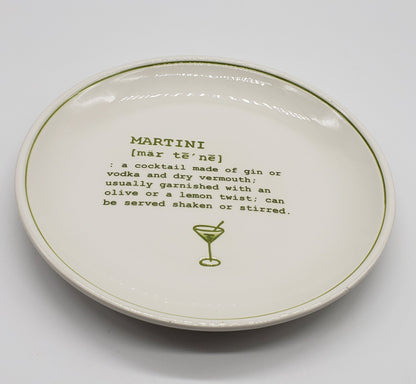 EUC Pottery Barn “Cocktails Defined-Martini”