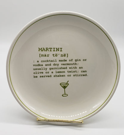 EUC Pottery Barn “Cocktails Defined-Martini”