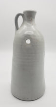 Load image into Gallery viewer, Williamsburg Pottery Grey and Blue Salt Glazed Bottle Candle Holder
