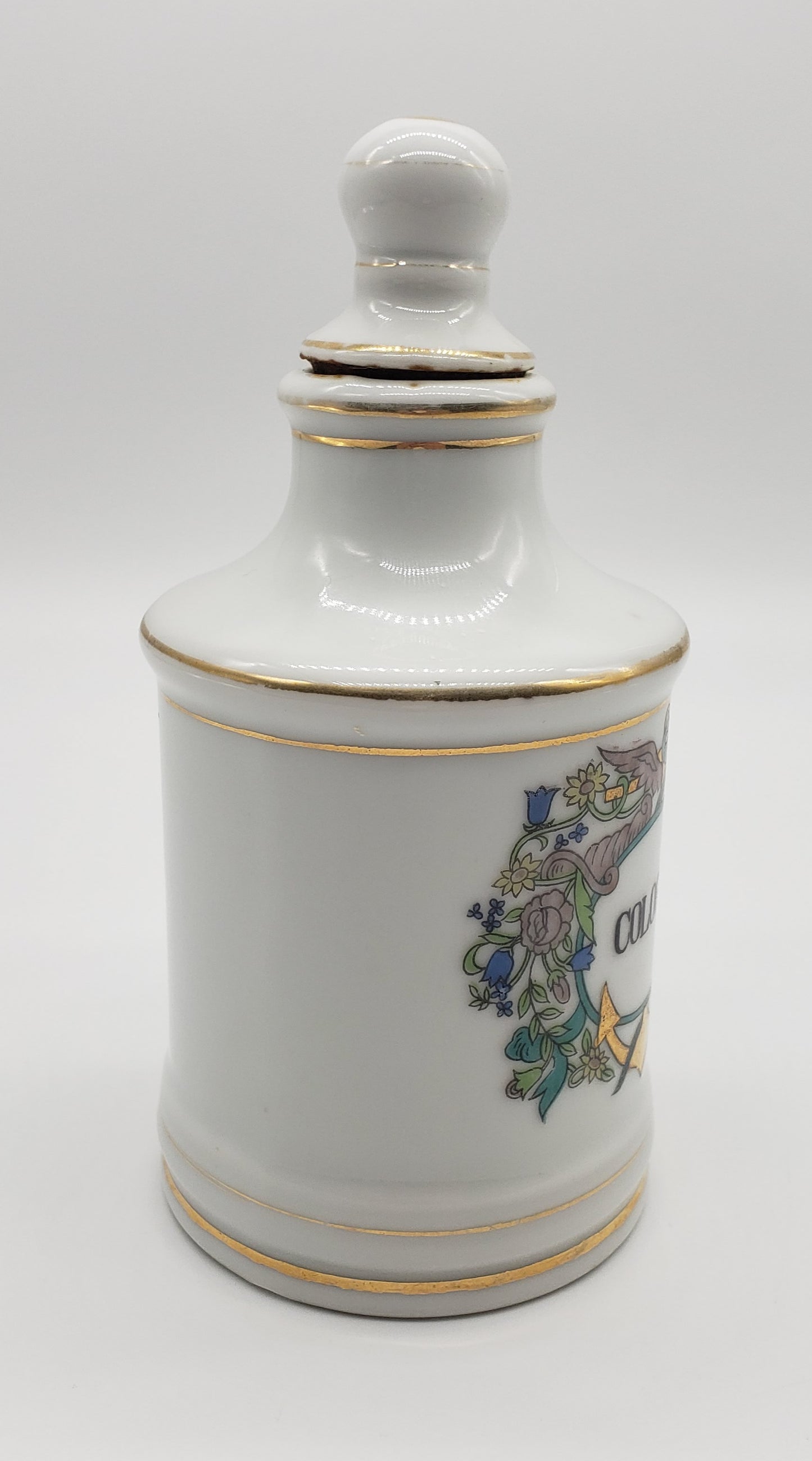 Porcelain Apothecary Jar - Cologne