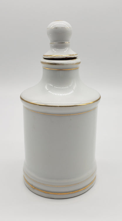 Porcelain Apothecary Jar - Cologne