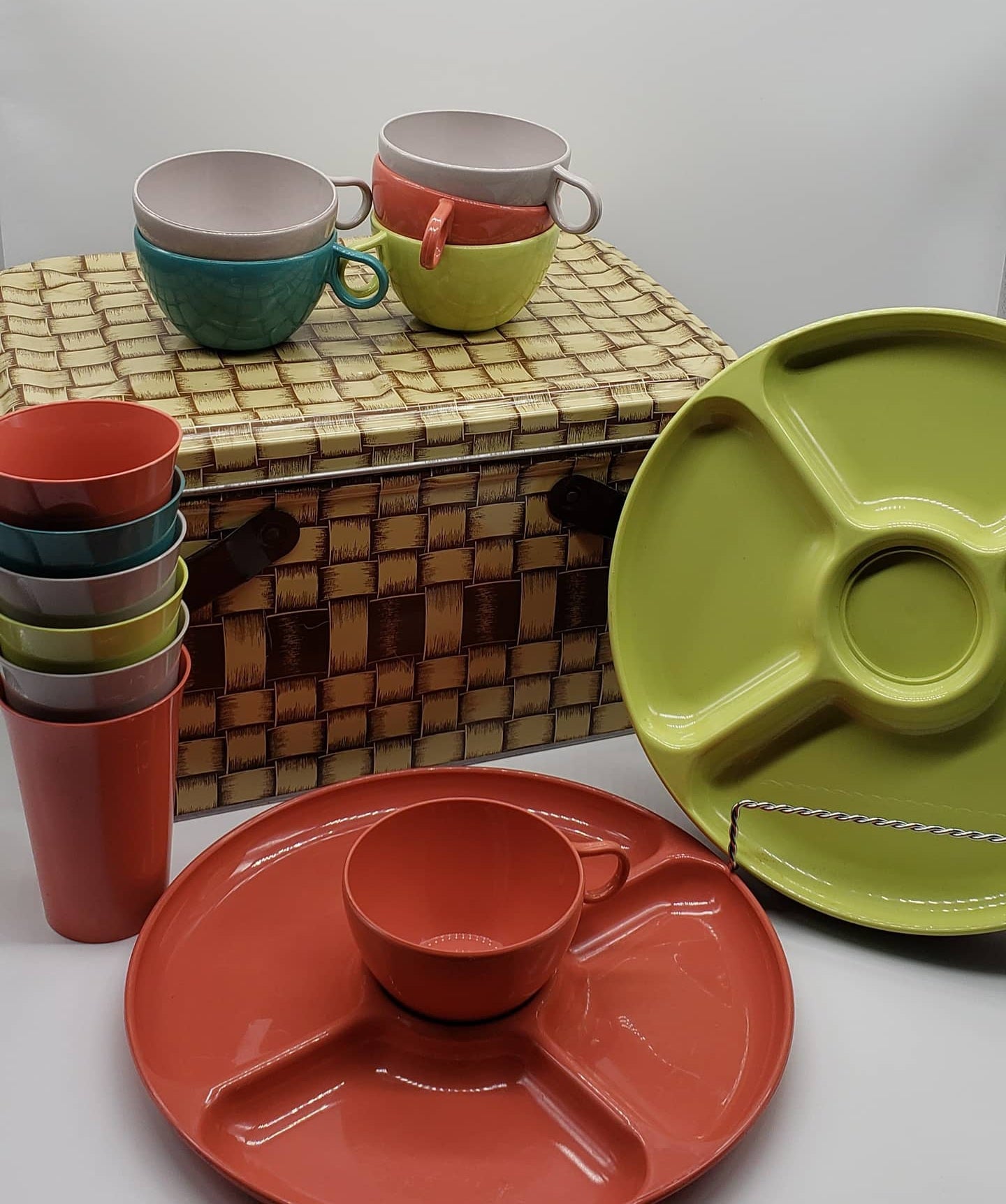 Picnic dinnerware set hotsell