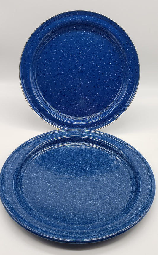 Outdoors Enamelware Plate