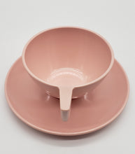 Load image into Gallery viewer, Melamine Newport Westinghouse Pink cup and saucer
