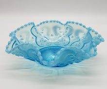 Load image into Gallery viewer, Norwood Blue opalescent Glass bowl
