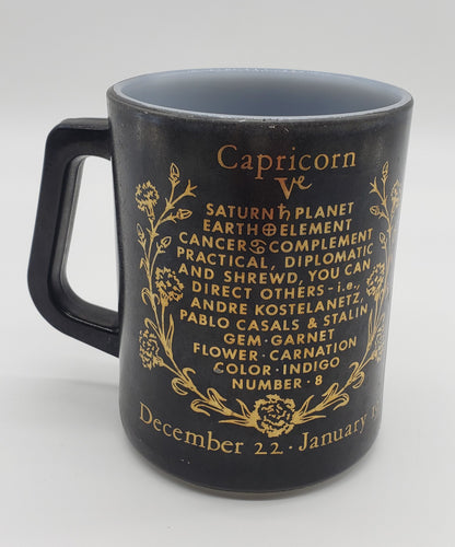 Federal Glass Zodiac Coffee Cup