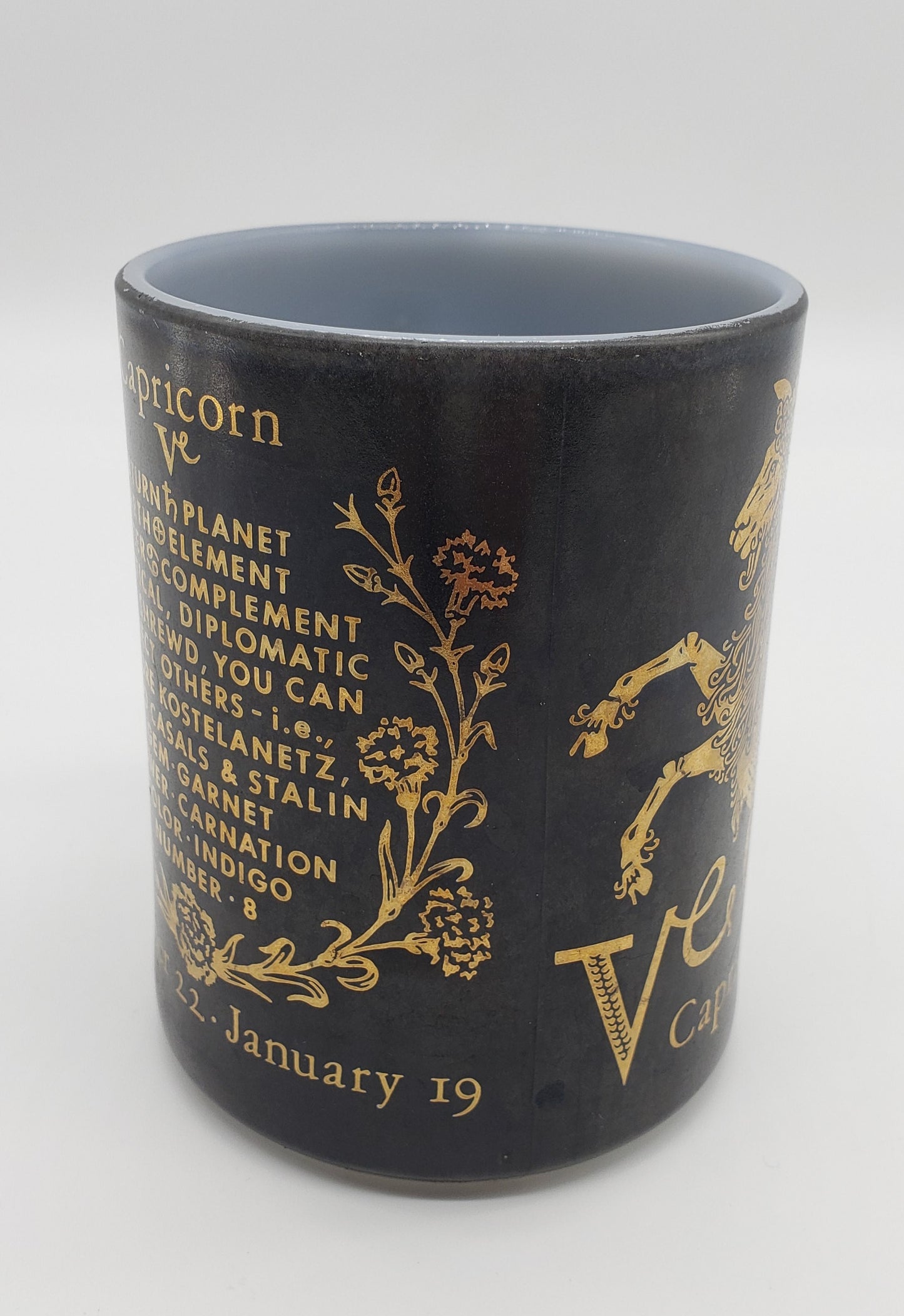 Federal Glass Zodiac Coffee Cup