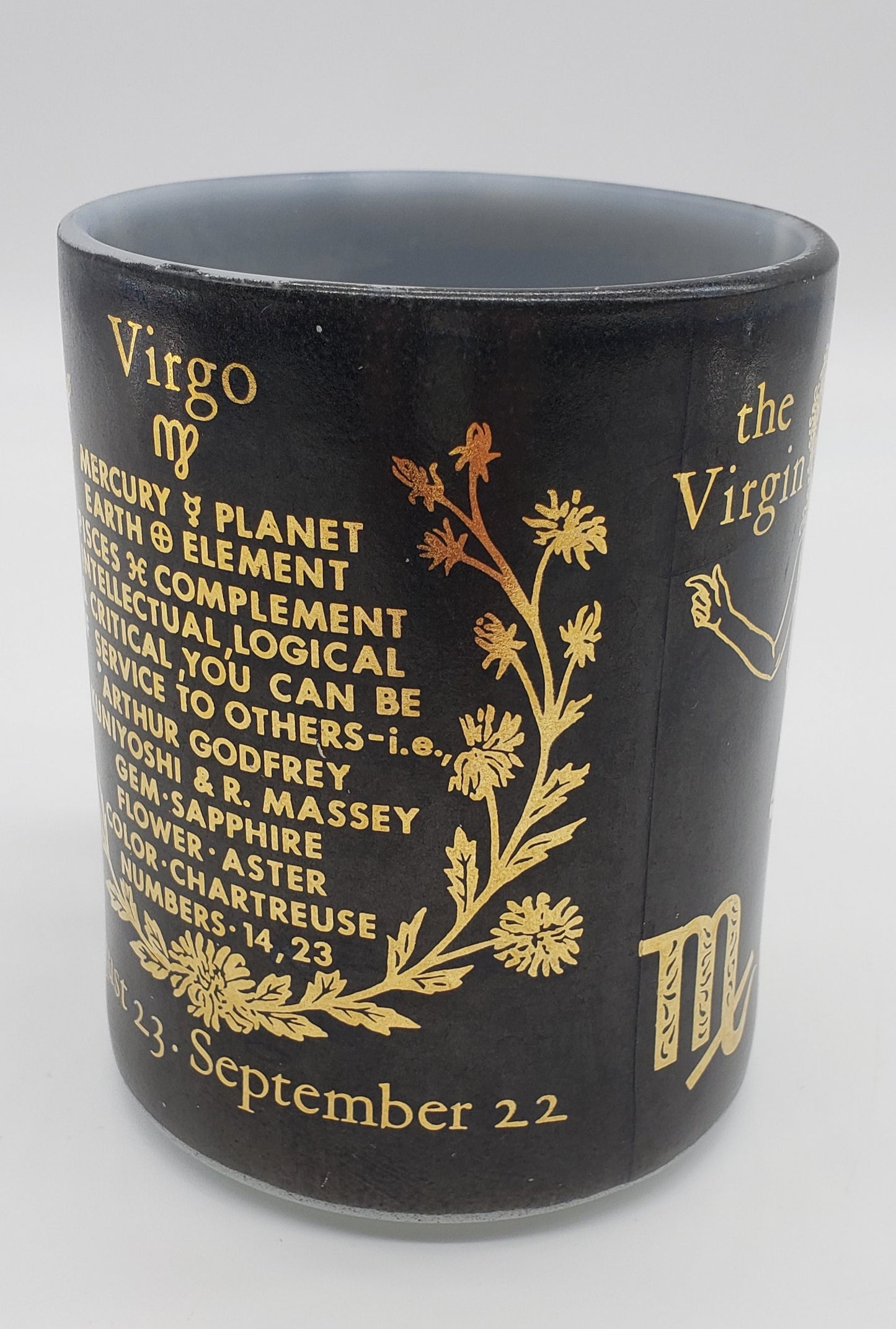 Federal Glass Zodiac Coffee Cup