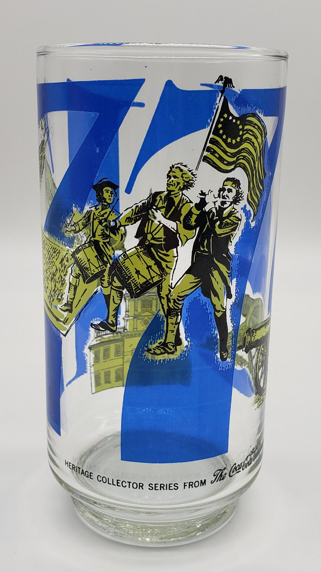 1776-1976 Bicentennial Heritage Collectors Series Coca Cola Drinking Glass