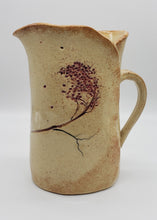 Load image into Gallery viewer, Up North Clayworks Pressed cherry Blossom Pitcher
