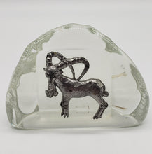 Load image into Gallery viewer, Capricorn Zodiac Art Glass Paperweight
