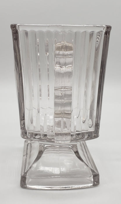 Central Glass Company, Number 730, Paneled Rib Shell, Open Sugar,